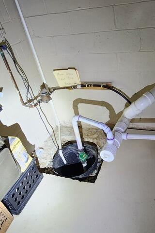 Sump Pump Installation in Woodland Park, NJ - Before Photo