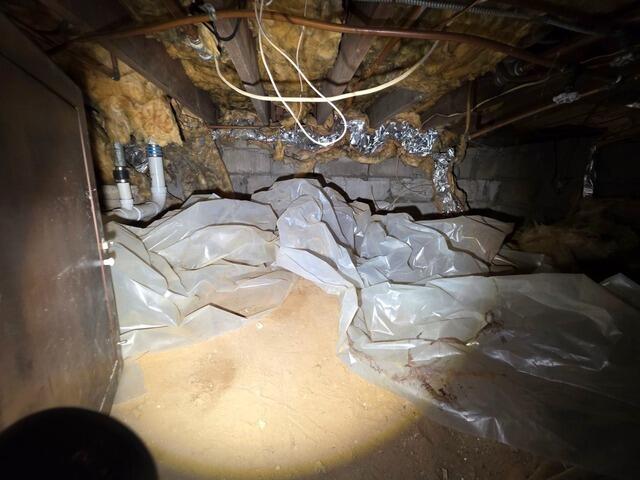 Combatting Crawl Space Moisture In Hillsdale, NJ - Before Photo