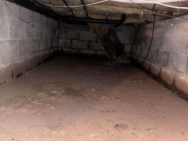 Waterproofing in Cliffwood, NJ - Before Photo