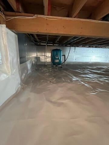 Crawl Space Encapsulation in Franklinville, NJ - After Photo