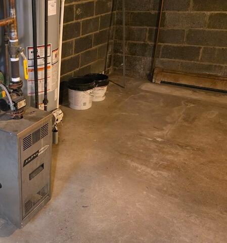 Combatting Water Seepage In Fair Lawn, NJ - Before Photo