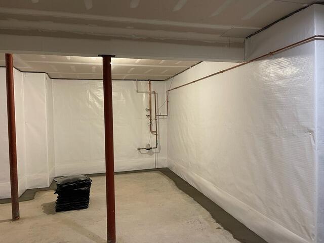 Basement Waterproofing in Freehold, NJ - After Photo