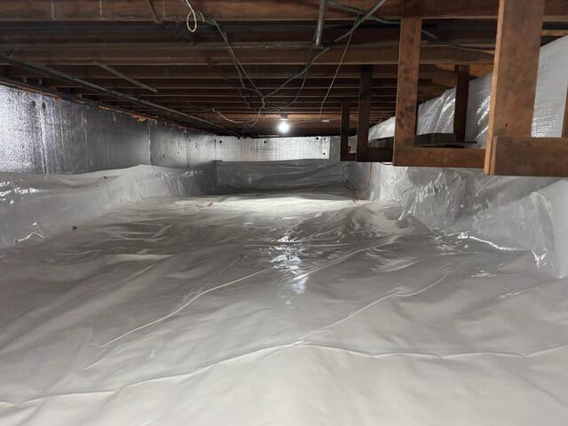 Crawl Space Encapsulation In Bronx, NY - After Photo