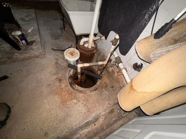 Professional Drainage Solution In South Plainfield, NJ Basement - Before Photo