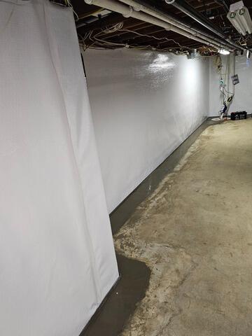 Basement Waterproofing in Eatontown, NJ - After Photo