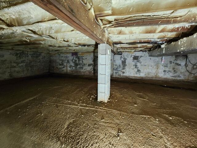 Crawl Space Repair in Monmouth Beach, NJ - Before Photo
