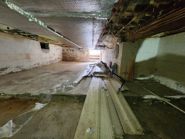 Crawl Space Encapsulation in Monmouth Beach, NJ - Before Photo