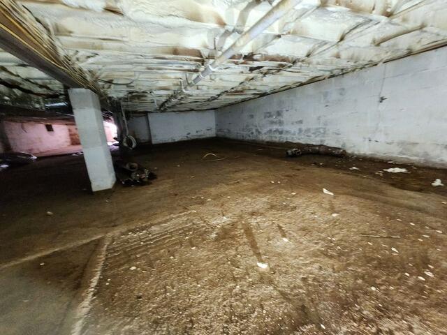Crawl Space Transformation in Monmouth Beach, NJ - Before Photo