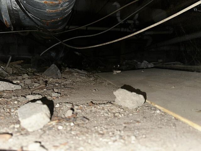 Crawl Space Repair in Hoboken, NJ - Before Photo