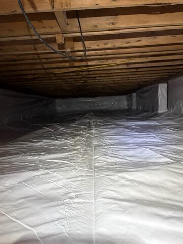 Crawl Space Vapor Barrier in Ocean City, NJ - After Photo