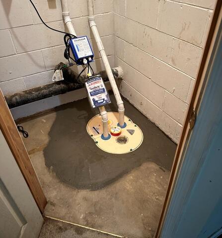 Drainage Solution In Deal, NJ Basement - After Photo