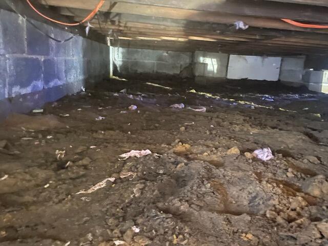 Crawl Space Repair in Union Beach, NJ - Before Photo