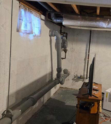 Damp Basement Solution In Trenton, NJ - Before Photo