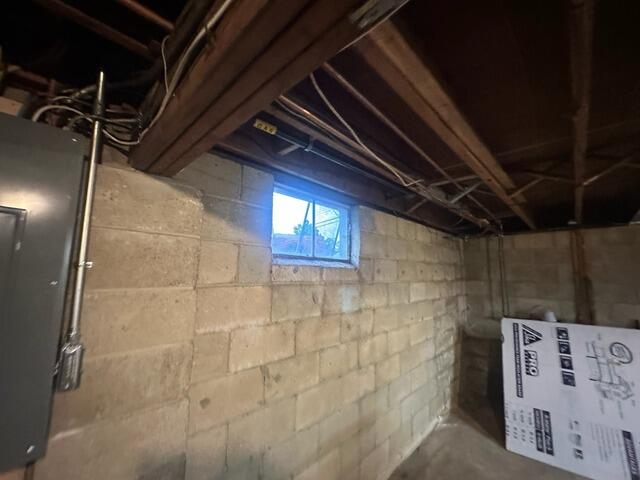 Resolving Water Intrusion In Brick, NJ Basement - Before Photo