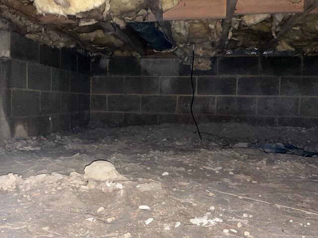 Crawl Space Repair in Toms River, NJ - Before Photo