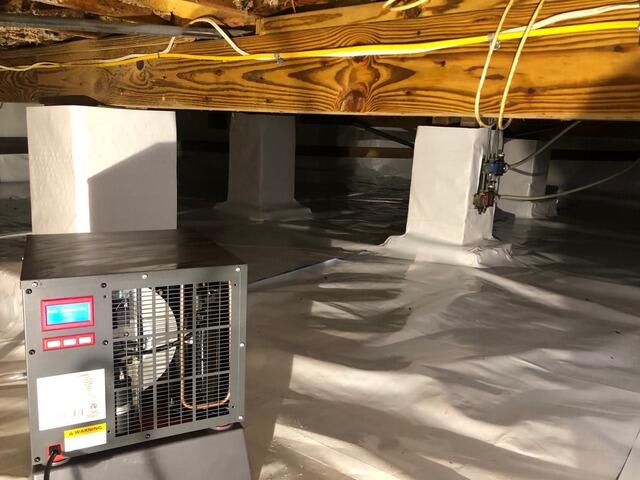 Crawl Space Water Seepage Solution In Lambertville, NJ - After Photo