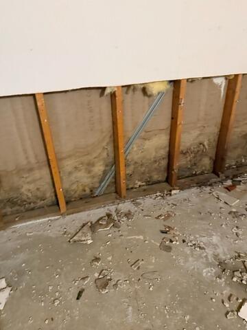 Moisture Prevention In Laurel, MD Basement - Before Photo