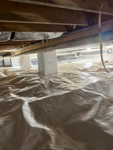 Wet Crawl Space Solution In Dover, DE - After Photo