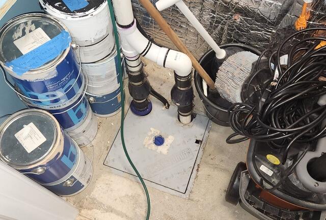 Sump Pump Replacement In Belleville, NJ Basement - Before Photo