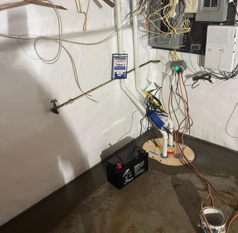Basement Drainage Solution In Allenhurst, NJ - After Photo