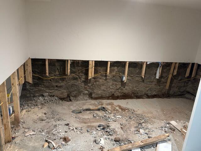 Basement Moisture Solution In Brooklyn, NY - Before Photo