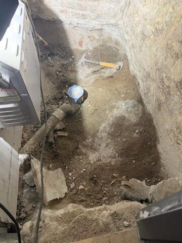 Basement Water Seepage Solution In New York, NY - Before Photo