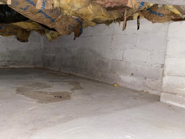 Crawl Space Moisture Solution In Florham Park, NJ - Before Photo