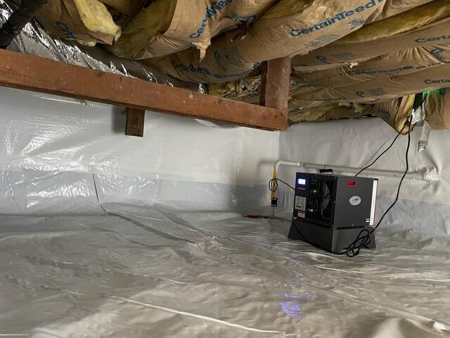 Crawl Space Moisture Solution In Florham Park, NJ - After Photo