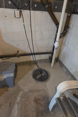 Sump Pump Replacement in New City, NY - Before Photo