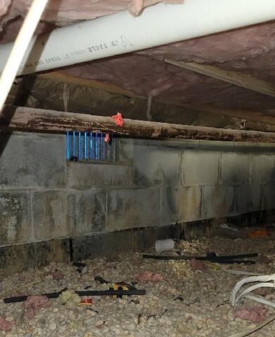 Crawl Space Repair in Catonsville, MD - Before Photo