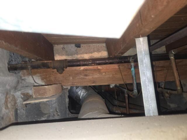 Floor Joist Support in Williamstown, NJ - Before Photo