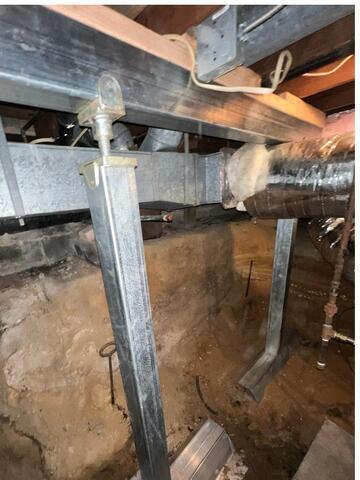 Floor Joist Support in Williamstown, NJ - After Photo