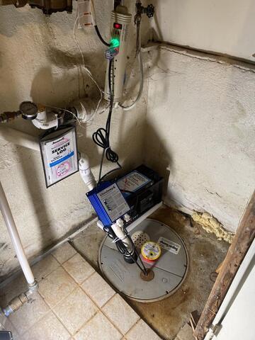 Updated Sump Pump in Haddon Township, NJ - Before Photo