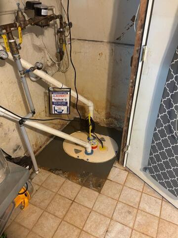 Updated Sump Pump in Haddon Township, NJ - After Photo