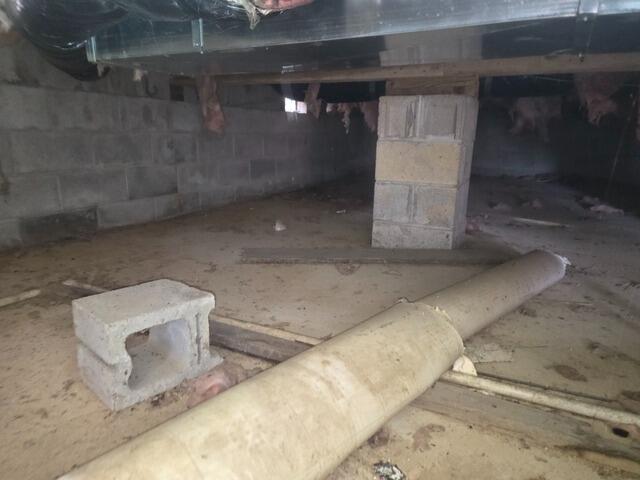 Transforming a Damp Crawl Space in Woodstown, NJ - Before Photo