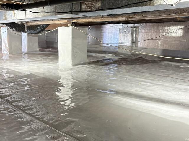 Transforming a Damp Crawl Space in Woodstown, NJ - After Photo