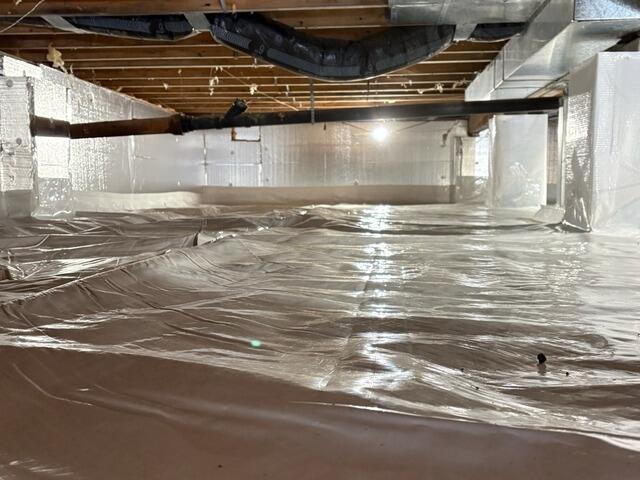 Encapsulating a Damp Crawl Space in Woodstown, NJ - After Photo
