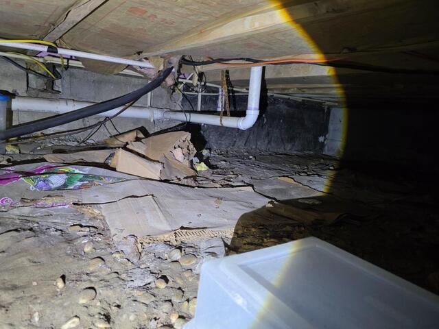Crawl Space Repair in Severn, Maryland - Before Photo