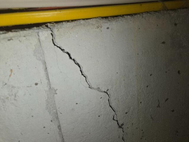 FlexiSpan Wall Crack Repair in Egg Harbor Township, NJ - Before Photo