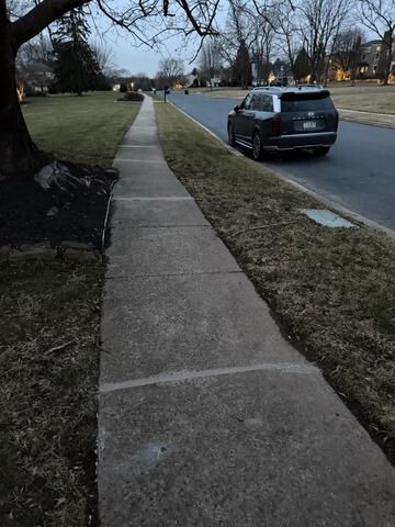Lifting a Sunken Sidewalk in North Wales, PA - After Photo