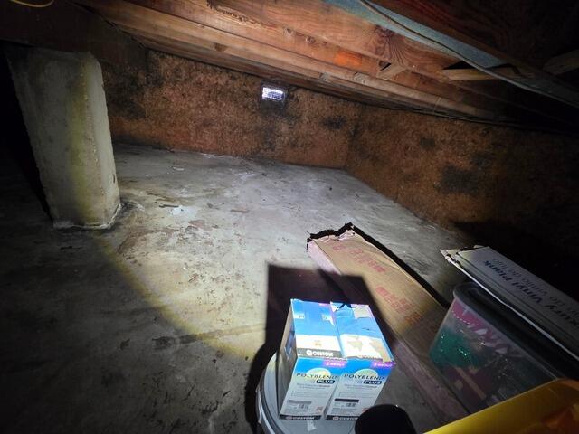 Crawl Space Encapsulation in Hazlet, NJ - Before Photo