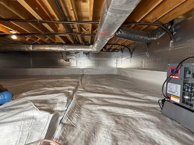 Crawl Space Encapsulation in Towson, MD - After Photo