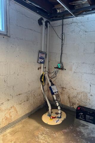 Sump Pump Installation in North Brunswick, NJ - After Photo