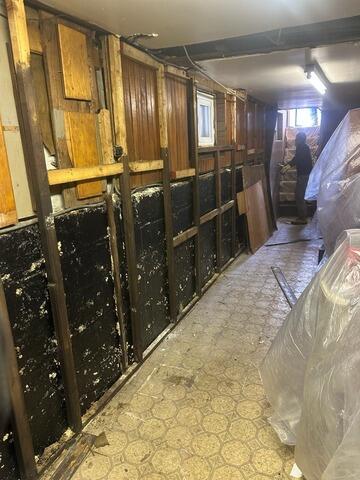 Basement Waterproofing and Finishing in Jamaica, NY - Before Photo