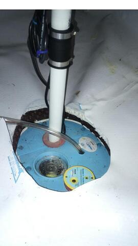 SuperSump Sanitized in Lanoka Harbor, NJ - Before Photo