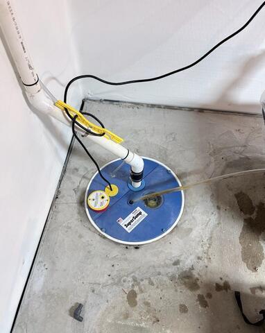 SuperSump Annual Service in Penns Grove, NJ - Before Photo