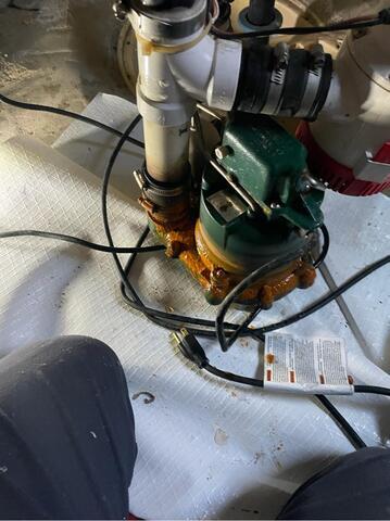 TripleSafe Sump Pump System Checked and Cleaned