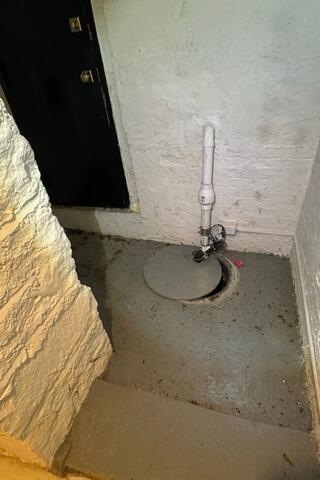 Sump Pump Replacement in Brooklyn, NY - Before Photo