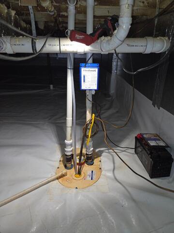 TripleSafe Sump Pumps Iron Ochre in Monmouth Beach, NJ - After Photo