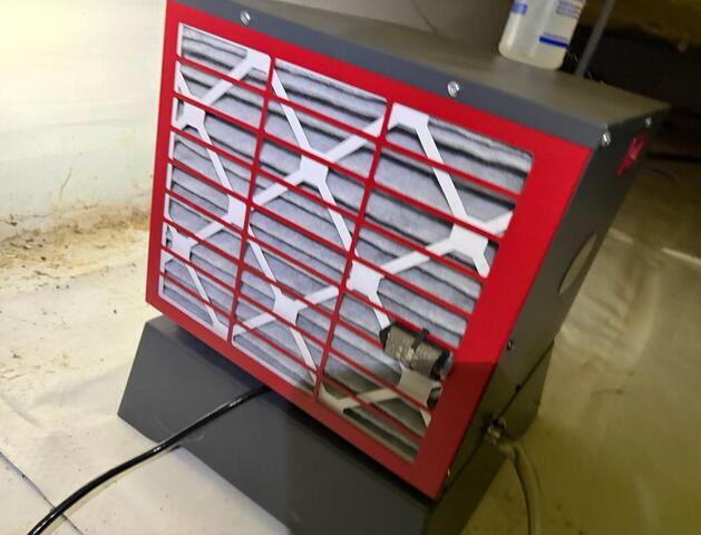 Annual Maintenance on Sedona Dehumidifier and Air Filtration System - After Photo